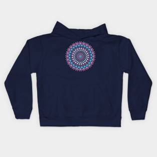 Purple Mandala Dotted Kids Hoodie